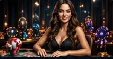 Casino-themed promotional illustration