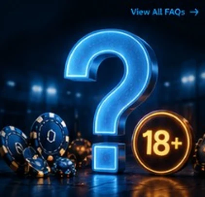 Gaming-themed question mark illustration